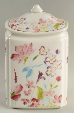 Garden Beauty Medium Canister & Lid