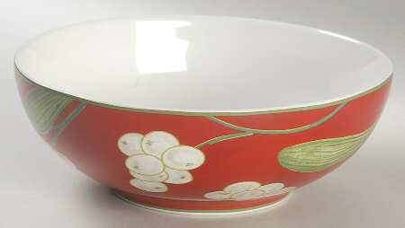Mistletoe Red Soup/Cereal Bowl