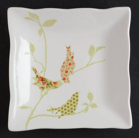 Chintz Birds Appetizer Plate