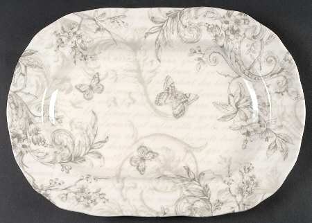 Love Poem 14" Oval Serving Platter