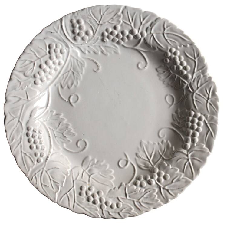 Bianca Grapevine Dinner Plate