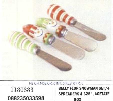 Belly Flop Snowman Individual Spreader