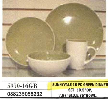 Sunnyvale Green Dinner Plate