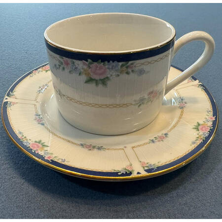 Diana Flat Cup & Saucer Set