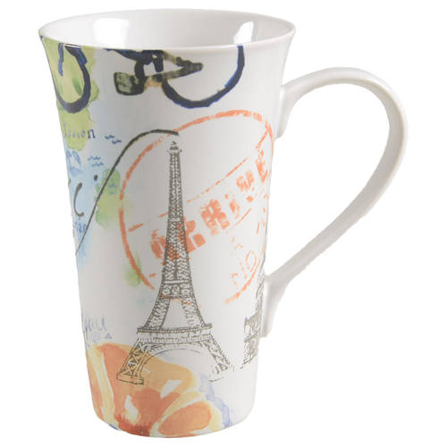Paris Travels Latte Mug