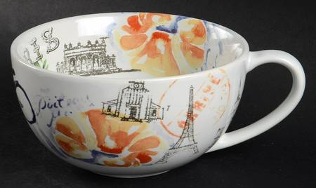 Paris Travels Soup Mug