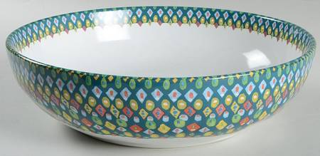 Mayan Jewel 11" Round Serving Bowl