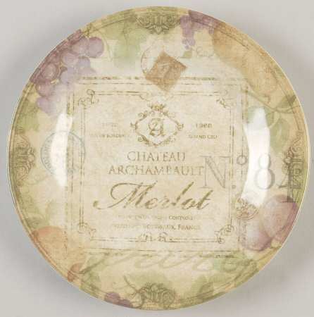 French Vintage Appetizer Plate
