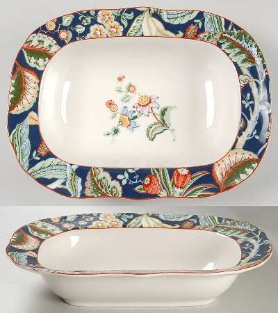 Fahime 11" Oval Vegetable Bowl