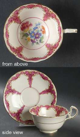 C348 Footed Cup & Saucer Set