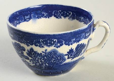 Willow Blue (Smooth) Flat Cup