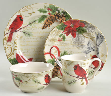 Holiday Wishes 4 Piece Place Setting