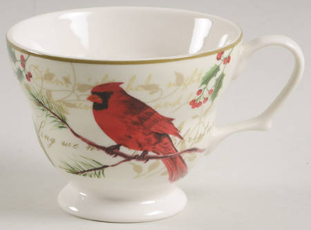 Holiday Wishes Footed Cup
