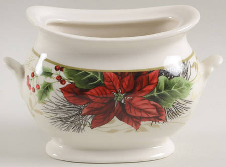 Holiday Wishes Sugar Bowl No Lid