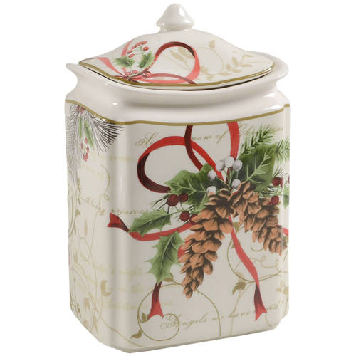 Holiday Wishes Medium Canister & Lid