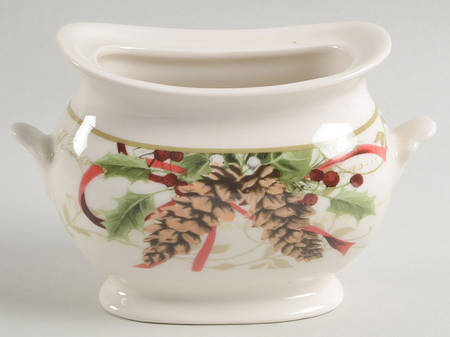 Holiday Wishes Sugar Bowl No Lid