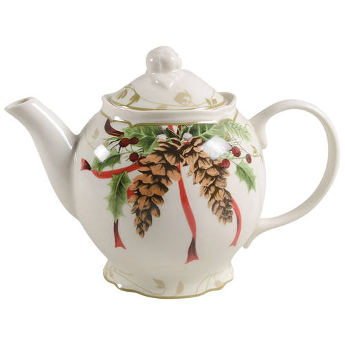 Holiday Wishes Teapot & Lid