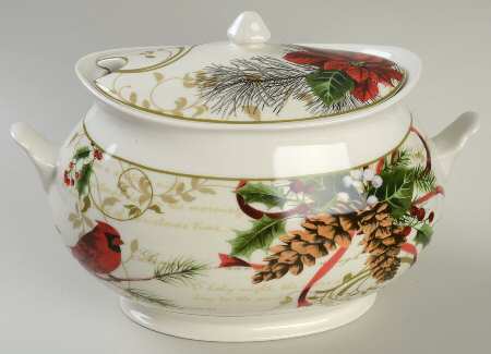 Holiday Wishes Tureen &  Lid