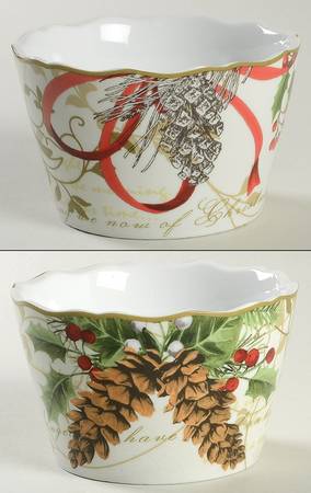 Holiday Wishes Individual Appetizer Bowl