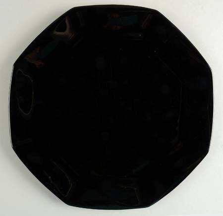 Novoctime Black 12" Chop Plate (Round Platter)