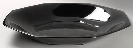 Novoctime Black Shallow Serving Bowl