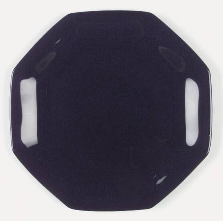 Novoctime Black Luncheon Plate