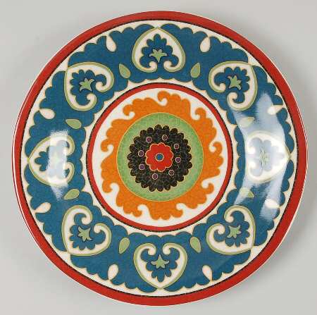Royal Suzani Salad Plate