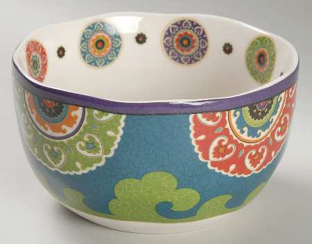 Royal Suzani Soup/Cereal Bowl