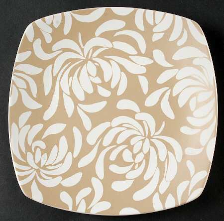 Chrysanthemum Pewter Salad Plate