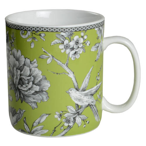 Adelaide Green and White Jumbo Mug