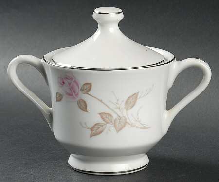 Forever Rose Sugar Bowl & Lid
