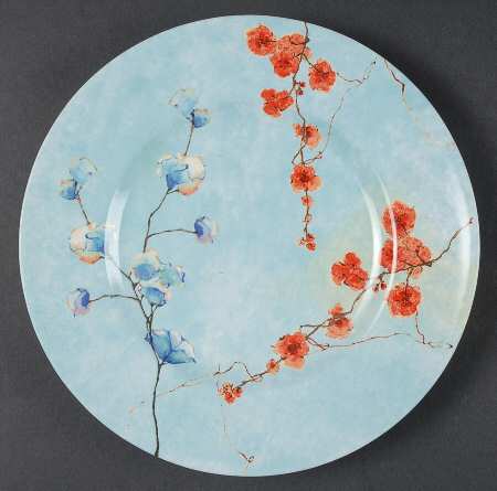 Fantasy Blue Salad Plate
