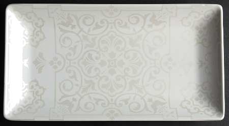 Astoria Platinum 12" Rectangular Serving Platter