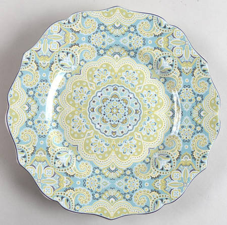 Lyria Teal Salad Plate