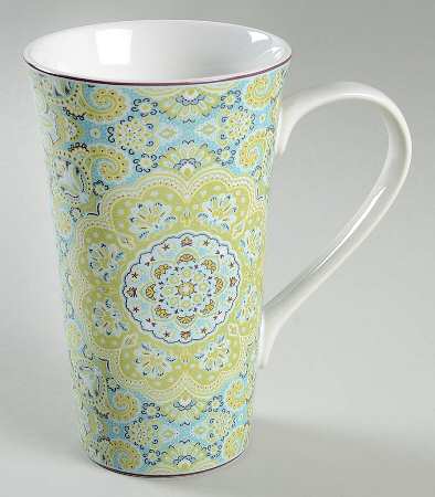 Lyria Teal Latte Mug
