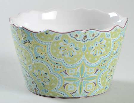 Lyria Teal Individual Appetizer Bowl