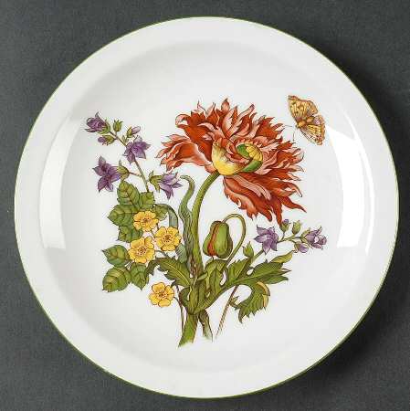 Wild Flowers Salad Plate