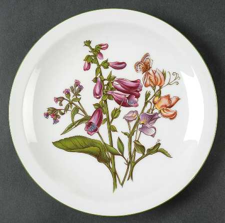 Wild Flowers Salad Plate