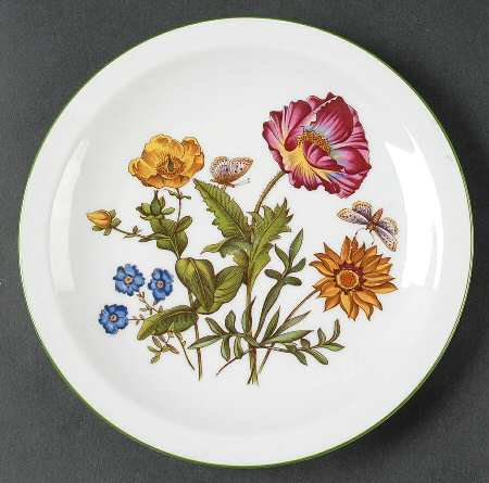 Wild Flowers Salad Plate