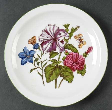 Wild Flowers Salad Plate