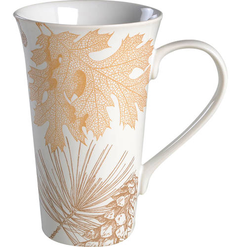 Golden Foliage Latte Mug