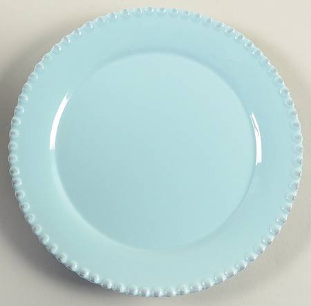 Bianca Bead Azul (Light Blue) Salad Plate