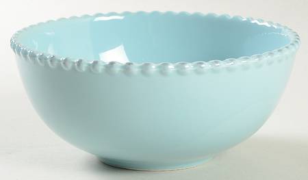 Bianca Bead Azul (Light Blue) Soup/Cereal Bowl