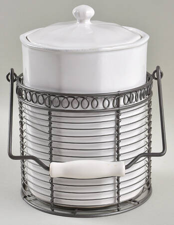 Chatham Lane Medium Canister with Wire Holder