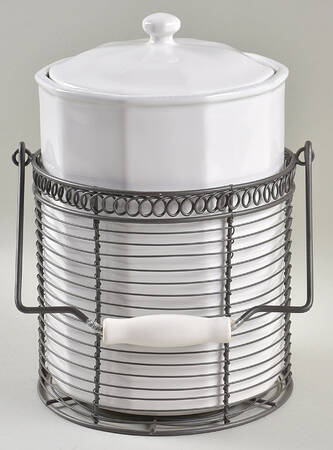 Chatham Lane Large Canister with Wire Holder