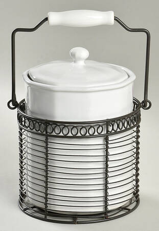 Chatham Lane Small Canister with Wire Holder