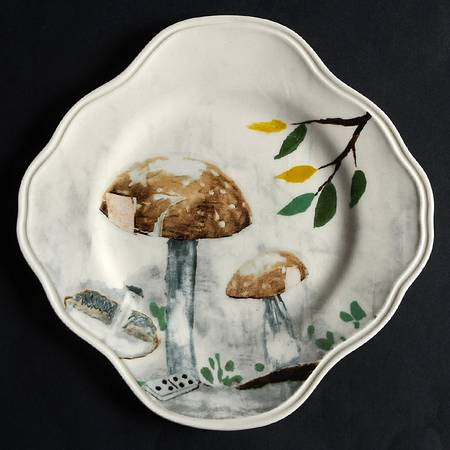 Curious Deciduous Salad Plate