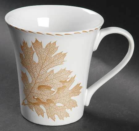 Gold Leaves Mug