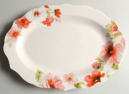 Alicia 14" Oval Serving Platter