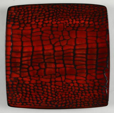 Boa Red Salad Plate by American Atelier